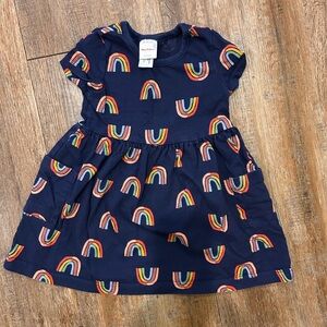 Hanna Andersson Rainbow Patterned Kids Dress-2T